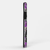 紫色の人々の食べる人。 スカルおよびバラIの電話場合 Case-Mate iPhoneケース (裏面/右)