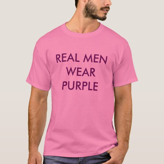 紫色の人のTシャツ Tシャツ (正面)