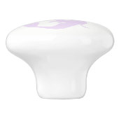 紫色の人魚のビーチのきらきら光るな海は魅力的なカスタムを宝石で飾ります セラミックノブ (側面)