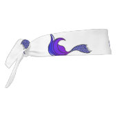 紫色の人魚の尾をヘッドバンドに タイヘッドバンド (回転270)