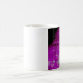 紫色の仏頭のマグ コーヒーマグカップ (中央)