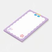 紫色の付箋 ポストイット (アングル)
