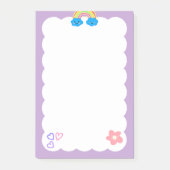 紫色の付箋 ポストイット (正面)