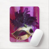 紫色の仮面舞踏会のマスク マウスパッド (マウス)