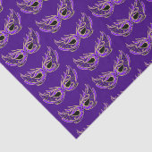 紫色の仮面舞踏会のマスク 薄葉紙 (詳細)