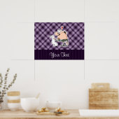 紫色の会計士 ポスター (キッチン)