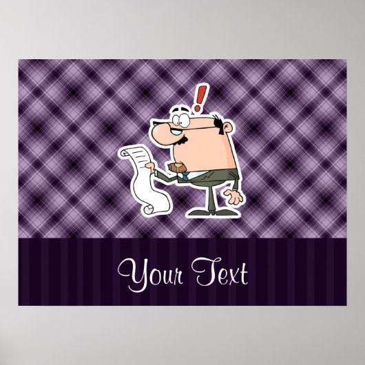 紫色の会計士 ポスター (正面)