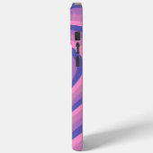 紫色の催眠ハートラブパターン Case-Mate iPhoneケース (裏面 / 左)