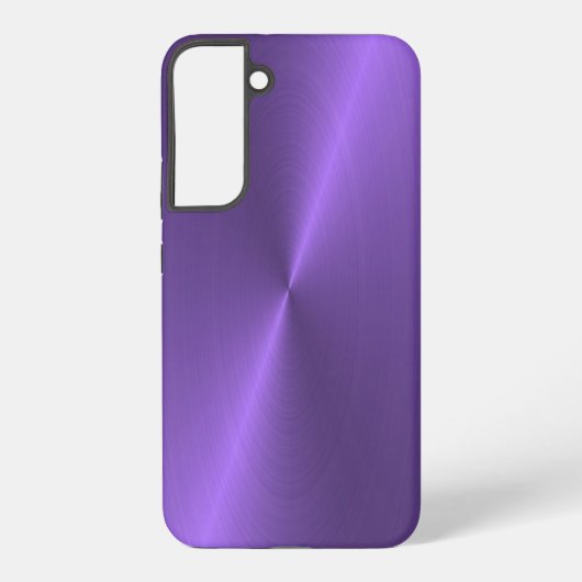 紫色の光沢のあるフェイク金属サムスン銀河系ケース SAMSUNG GALAXYケース (裏面)