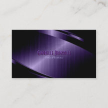 紫色の光沢のある金属ブラシ仕上げアルミニウムの外観