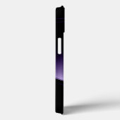 紫色の光沢のある金属ブラシ仕上げアルミニウムの外観 Case-Mate iPhoneケース (裏面 / 右)
