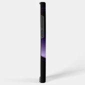 紫色の光沢のある金属ブラシ仕上げアルミニウムの外観 SAMSUNG GALAXYケース (右側面)