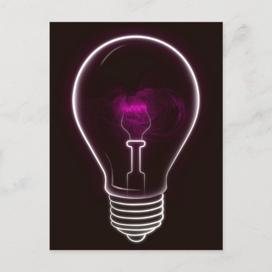 紫色の光 ポストカード (正面)