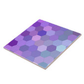 紫色の六角セラミックタイル タイル (側面)