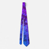 紫色の六角形 ネクタイ (裏面)
