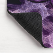 紫色の円フラクタルファンタジー マウスパッド (コーナー)