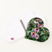 紫色の円錐花序 ノートブック (内部)