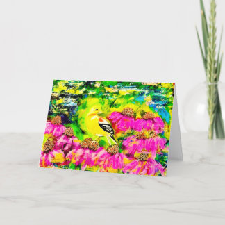 紫色の円錐花序()  案内状