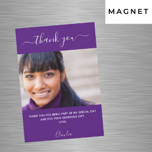 紫色の写真のスクリプ感謝していトyou magnet