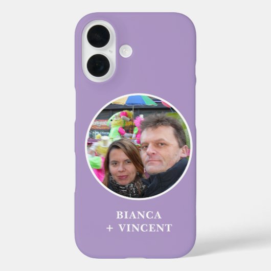 紫色の写真 Case-Mate iPhoneケース (裏面)