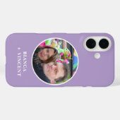 紫色の写真 Case-Mate iPhoneケース (裏面 (横))