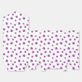 紫色の前部印刷パターン フェイバーボックス (見開き)