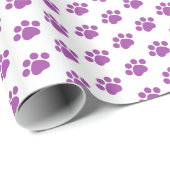 紫色の前部印刷パターン ラッピングペーパー (ロールコーナー)