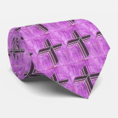 紫色の十字のネクタイ ネクタイ (ロール)