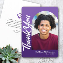 紫色の卒業写真はっきりしたArchスクリプモダント