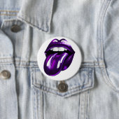 紫色の口 缶バッジ (インサイチュ)