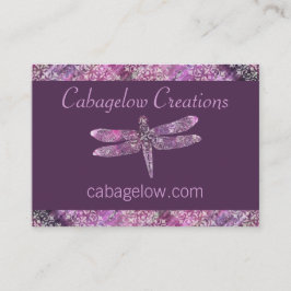 紫色の古さび: トンボ 名刺