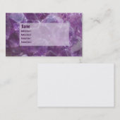 紫色の名刺 名刺 (正面/裏面)