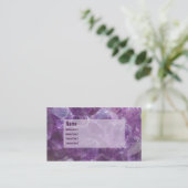 紫色の名刺 名刺 (スタンド正面)