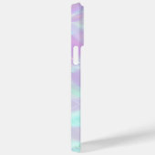 紫色の名前ホログラフィックパステルの虹色 Case-Mate iPhoneケース (裏面 / 右)