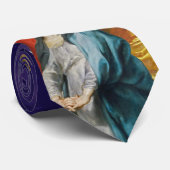 紫色の四旬日日曜日の十字架キリストのネックタイ ネクタイ (ロール)