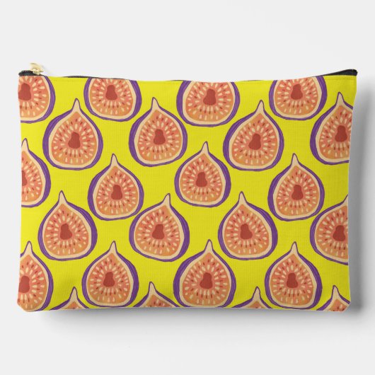 紫色の図 アクセサリーポーチ (正面)