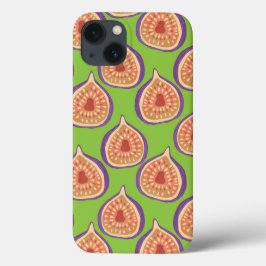 紫色の図 iPhone 13ケース