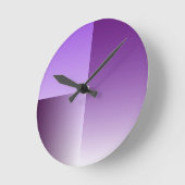 紫色の壁時計 ラウンド壁時計 (傾斜)