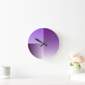 紫色の壁時計 ラウンド壁時計 (ホーム)
