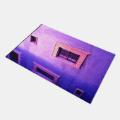 紫色の壁 ドアマット (アングル)