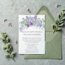 紫色の多肉植物、ライラック、ラベンダー披露宴のみ