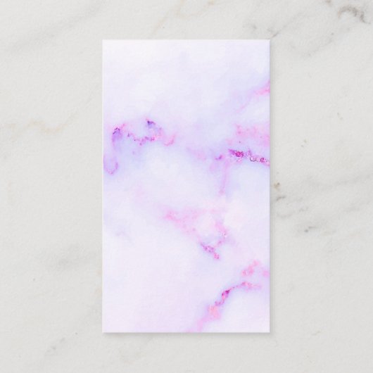紫色の大理石テクスチャ 名刺 (裏面)