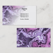 紫色の大理石2 名刺 (正面/裏面)