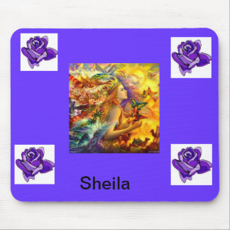 紫色の天使のマウスパッド マウスパッド