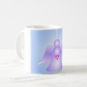 紫色の天使 コーヒーマグカップ (正面左)