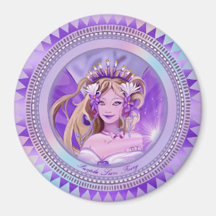 紫色の太陽の妖精マグネット マグネット