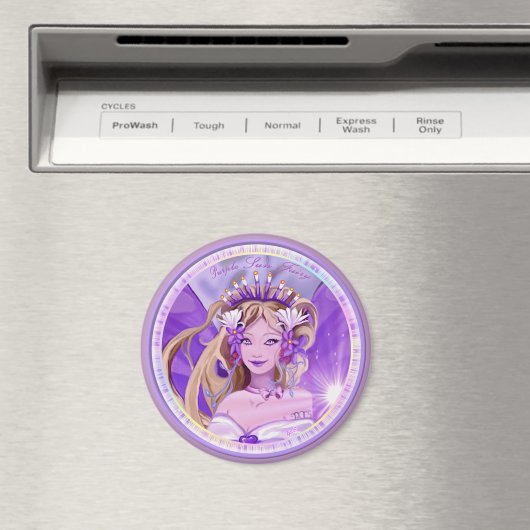 紫色の太陽の妖精マグネット マグネット (インサイチュ (食洗機))