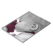 紫色の女の子1のノート ノートブック (左側)