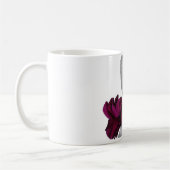 紫色の女の子1のマグ コーヒーマグカップ (左)