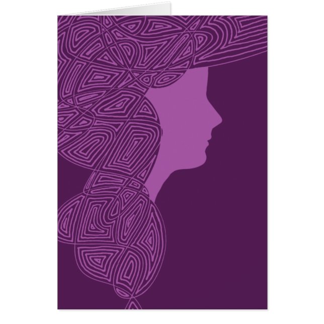 紫色の女性 (正面)